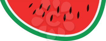 Watermelon icon . It is flat style