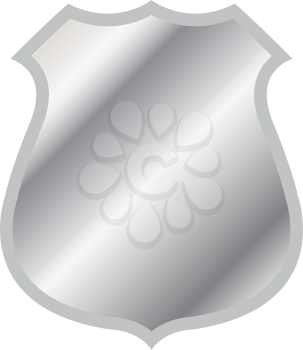 Police badge icon . It is flat style