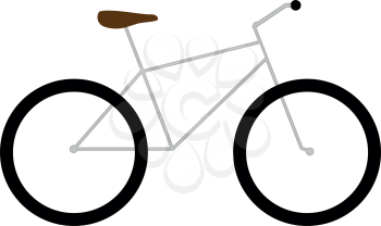 Bicycle  it is icon . Flat style .
