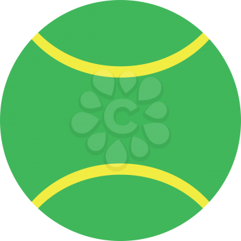 Tennis ball icon . Different color . Simple style .