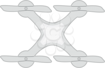 Drone icon . Different color . Simple style .