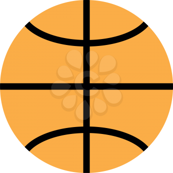 Basketball ball icon . Different color . Simple style .