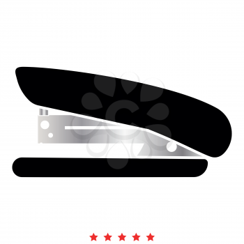 Stapler icon Illustration color fill simple style