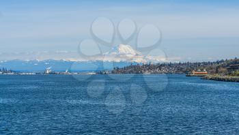 A view of the shoreline in Ruston near Tacoma.
