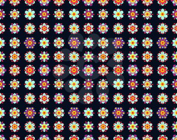 Seamless pattern of vintage yellow flowers. Vector floral elements for your compositions. Texture for scrapbooking, wrapping paper, textiles, web page, textile wallpapers, surface design, fashion