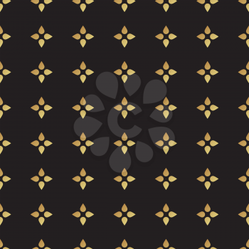 Universal vector black and gold seamless pattern, tiling. Polka dot geometric ornaments. Texture for scrapbooking, wrapping paper, textiles, home decor, surface design, fashion.