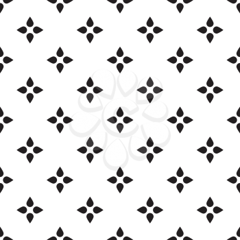 Universal vector black and white seamless pattern tiling . Monochrome geometric ornaments. Texture for scrapbooking, wrapping paper, textiles,