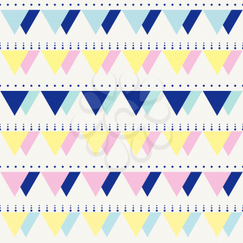 Seamless vintage abstract pattern with triangles in the style of 80 s. Fashion background in Memphis style.Texture for scrapbooking, wrapping paper, textiles, home decor, skins smartphones backgrounds cards, website, web page, textile wallpapers, surface design, fashion, wallpaper, pattern fills.
