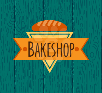 Set of bakery logos, labels, badges and design Elements. Fresh bread, cakes, pies. The trendy contemporary style