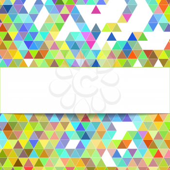 polygonal hipster design Abstract geometrical vector background