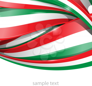 Italian and mexican background flag 
