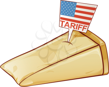 parmesan, United States tariffs on Europe as protectionist trade 