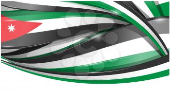 jordan Banner  background flag . vector flag
