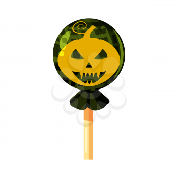 Lollipop Halloween, hard candy, Pumpkin Jack Lamp character icon
