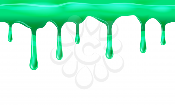 Dripping seamless green, dripps, liquid drop and splash