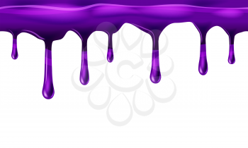 Dripping seamless purple, dripps, liquid drop and splash