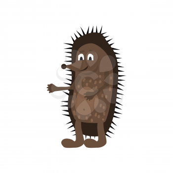 Cute Hedgehog, forest animal, suitable for books, websites, applications trend style graphics