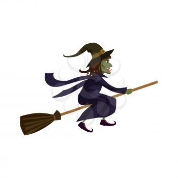 The Witch on a broomstick, character, icon