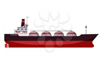 Gas tanker LNG carrier natural gas. Carrier ship