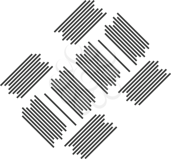 An image of straight lines drawn parallelly in a pattern vector color drawing or illustration