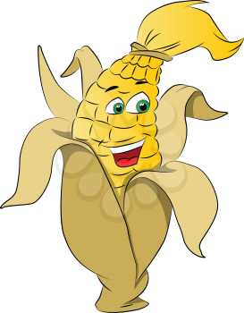 Corn on a Cob, vector illustration