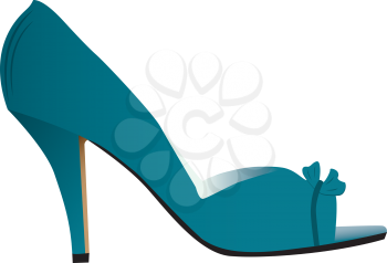 Woman high heeled shoe