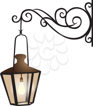 Street lantern illustration