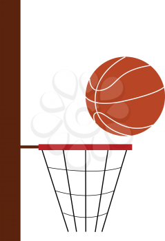 Basketball game vector or color illustration