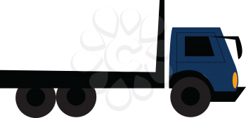 Kamaz a commercial truck vector or color illustration