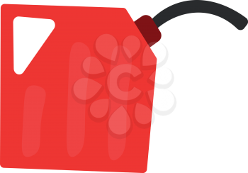 A red oil can vector or color illustration