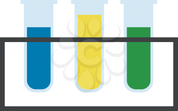 Science lab experiments vector or color illustration