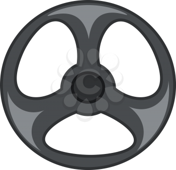 A car steering wheel vector or color illustration