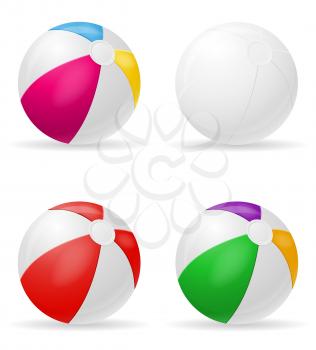 beach ball childrens toy stock vector illustration isolated on white background