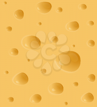 cheesy textural seamless pattern with holes stock vector illustration