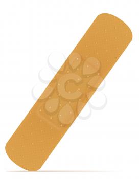 medical plaster for sealing the wounds stock vector illustration isolated on white background