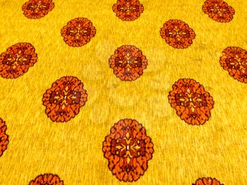Royal regal emblem seal yellow god red carpet floor background pattern