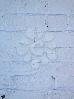 White rustic abstract brick pattern design background painted wall