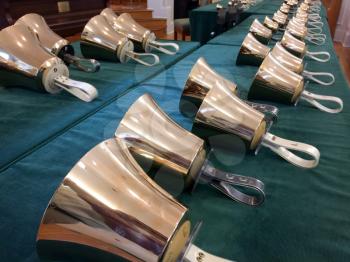 Brass copper bells for church group choir chorus