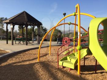 New modern design Playground equipment green plastic at park school