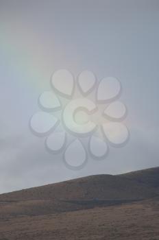 Rainbow. La Oliva. Fuerteventura. Canary Islands. Spain.