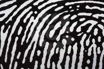 Bilbao, Spain - 17 February 2013: Fingerprint sculpture