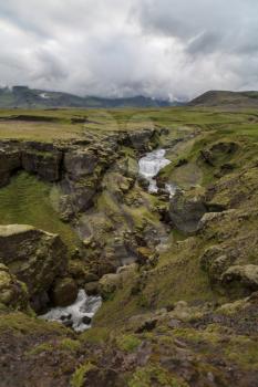 There are more than two dozen waterfalls along the Skoga River in Iceland, some over 30 meters tall.