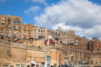 Densely populated capital of Malta Valletta