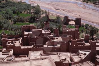 Ait Benhaddou ksar, with kasbah, Morocco