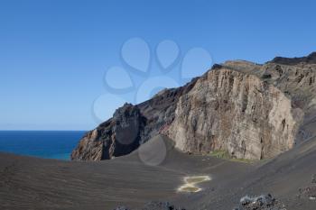Capelinhos Volcano closeup, Faial Island, Azores