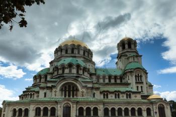 Sofia, Bulgaria - 9 October 2017: Alexander Nevsky Cathedral
