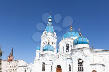 Jelgava, Latvia - 25 August 2019: St. Simeon’s and St. Anna’s Orthodox Cathedral