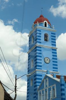 Sancti Spiritus, Cuba - 4 February 2015: Iglesia Parroquial Mayor del Espiritu Santo