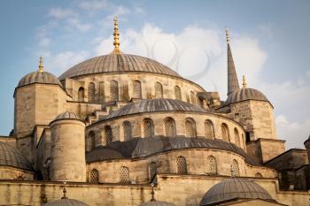 Sultan Ahmed Mosque or Blue Mosque in Istanbul 