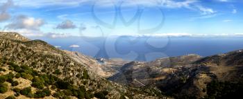 Beautiful view at Stavros keramotis in naxos island in Greece